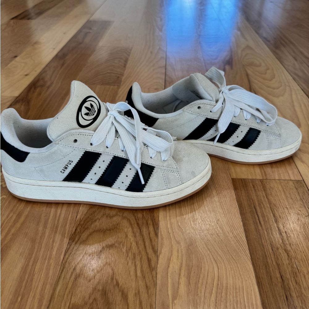 Adidas Original Campus 00s Crystal White Classic Sneakers Gently Worn - Picture 5 of 8